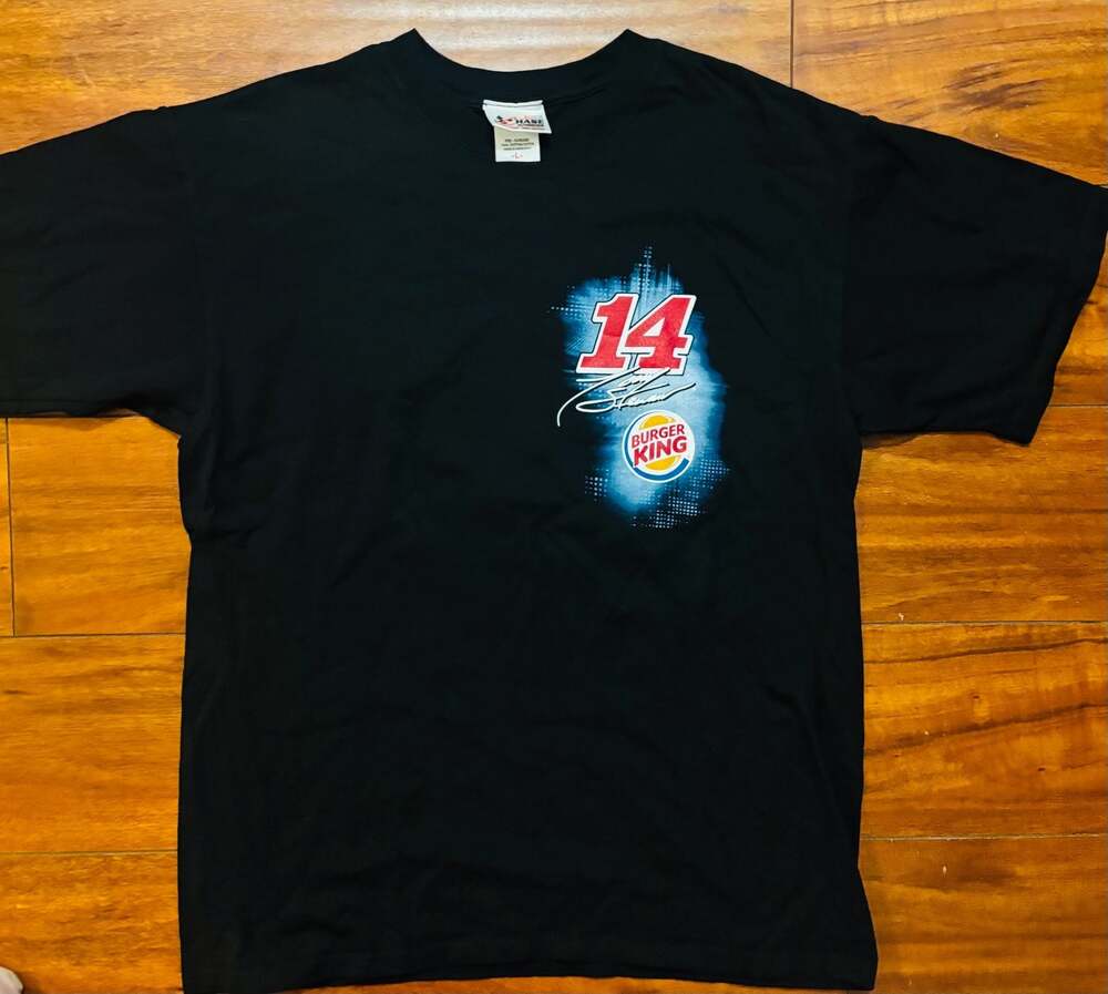 Vintage Tony Stewart #14 Burger King NASCAR Racing T-Shirt